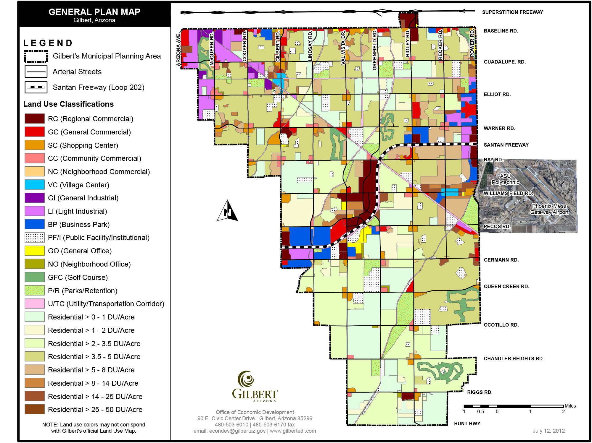 Map Of Gilbert Az Gadgets 2018