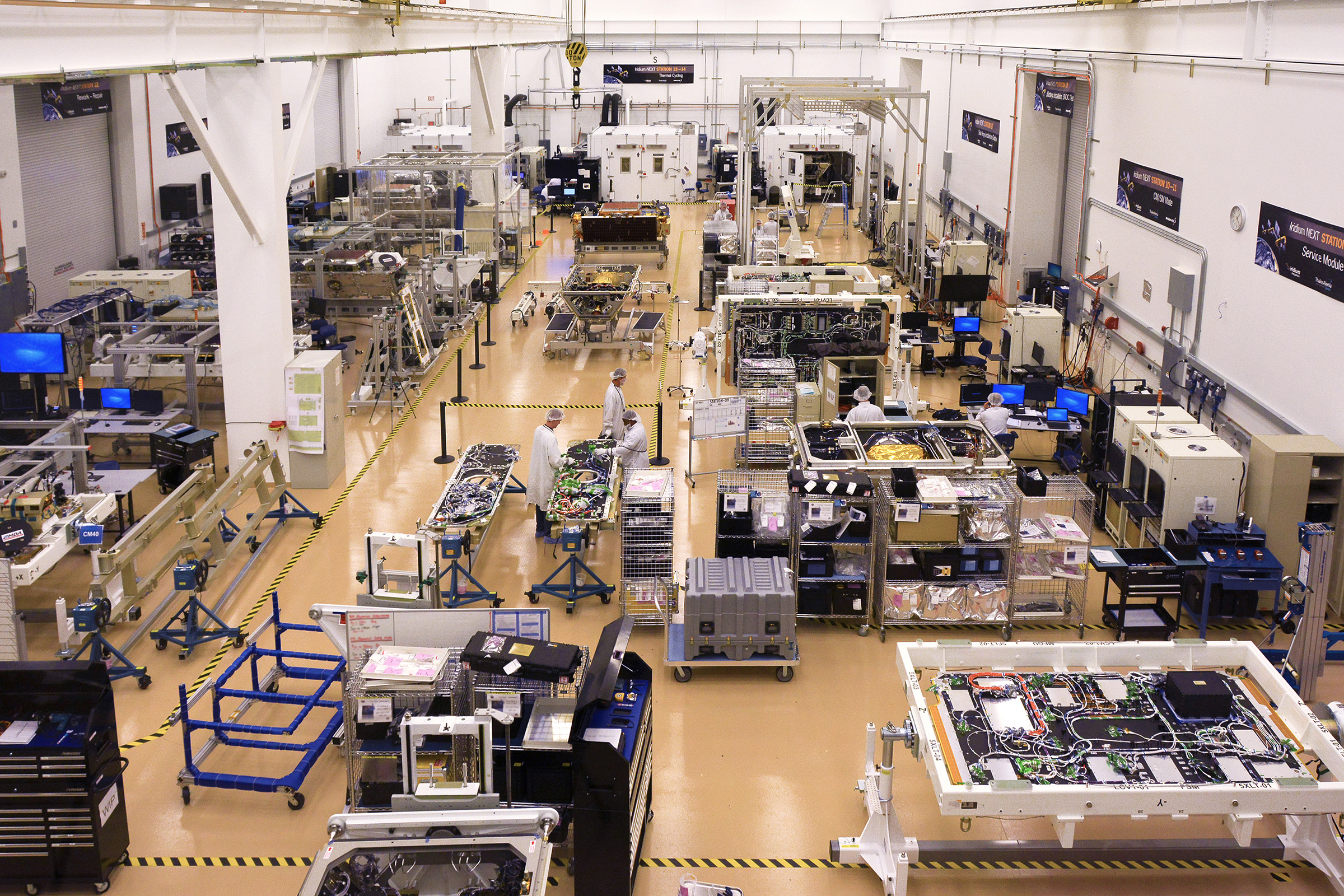 Northrop_Grumman_Iridium NEXT Factory Floor Northrop Grumman