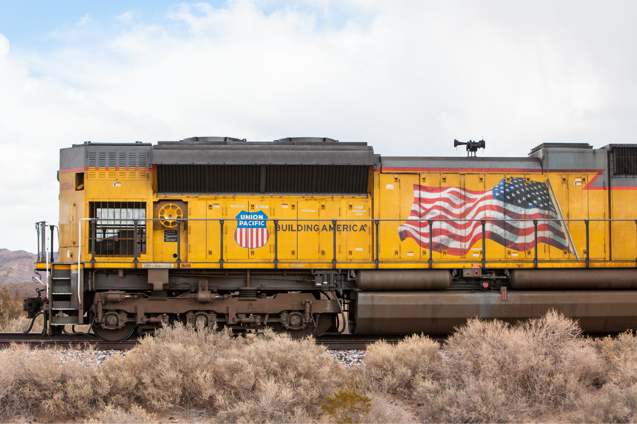 GIL231_Union-Pacific-train Heritage Park in Gilbert, Arizona
