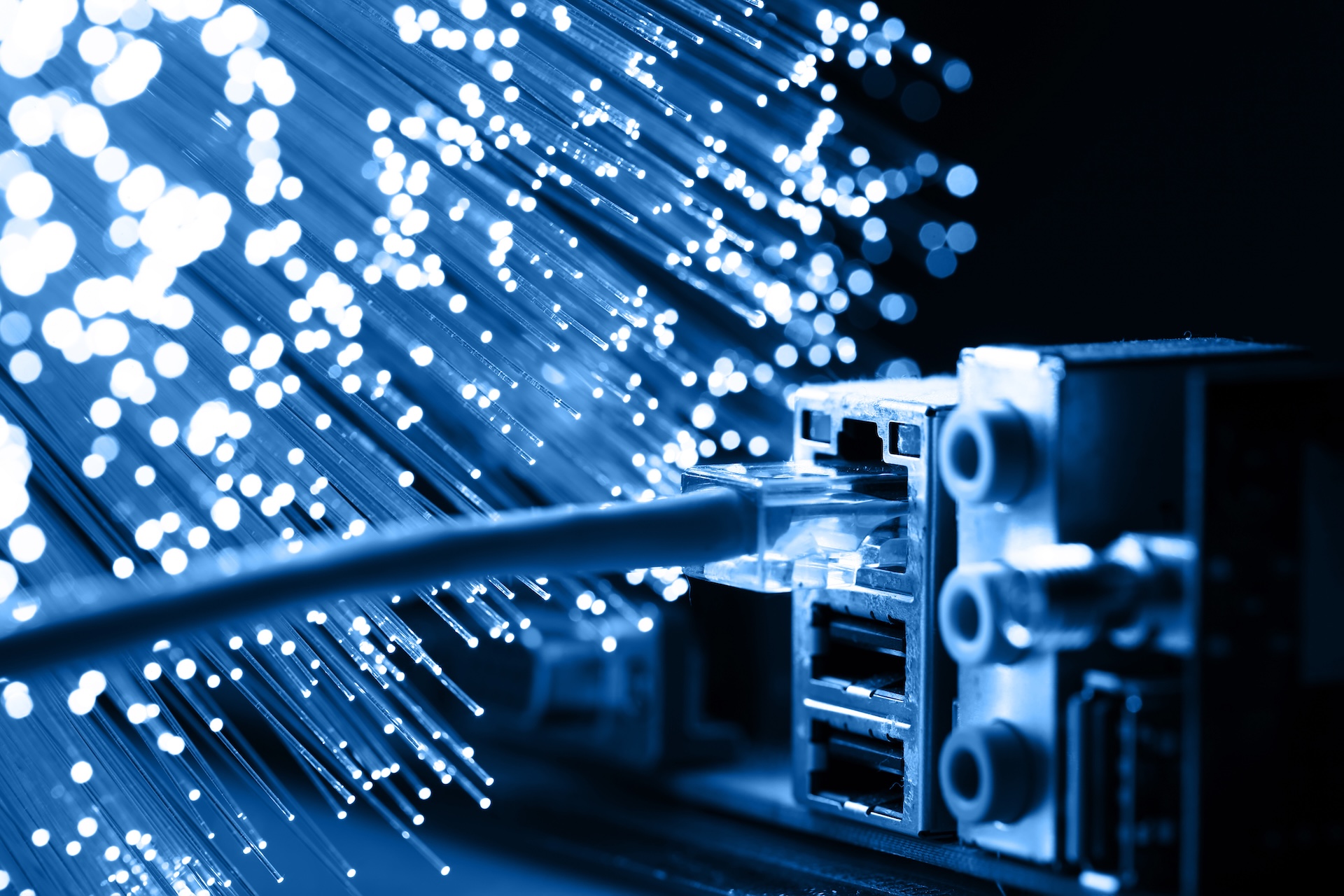 Fiber optics background with lots of light spots Fiber optics background with lots of light spots